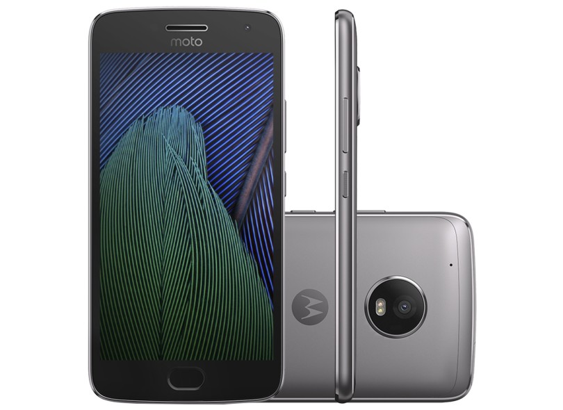 Smartphone Motorola Moto G G5 Plus TV Digital 32GB XT1683 12,0 MP 2 Chips Android 7.0 (Nougat) 3G 4G Wi-Fi
