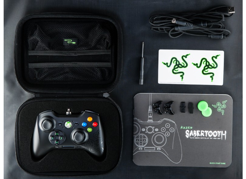 Controle PC Xbox 360 Sabertooth - Razer