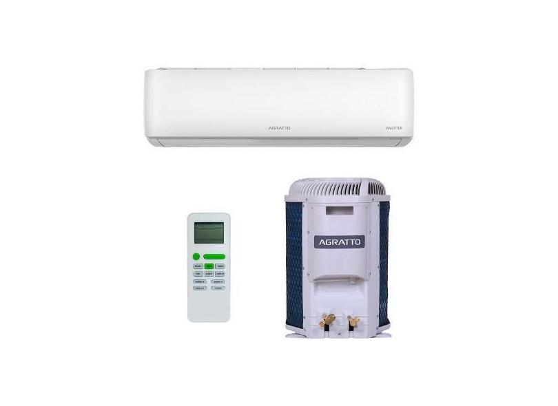 Ar Condicionado Split Inverter Agratto Hi Wall Liv Top 12000 BTUs Frio