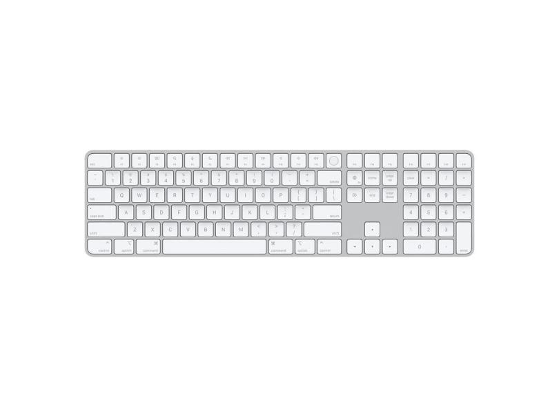 Teclado Magic Keyboard com Touch ID e teclado numérico, Apple para Mac com chip da Apple, Bluetooth - MK2C3BZ/A 