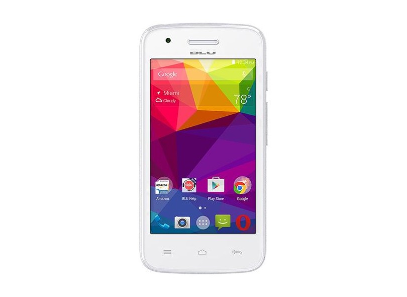 Smartphone Blu Dash J D070X 2,0 MP 2 Chips Android 4.4 (Kit Kat) Wi-Fi