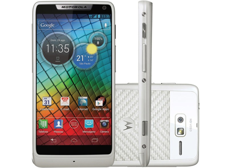 Smartphone Motorola Razr i XT890 Câmera 8,0 MP Desbloqueado 8 GB Android 4.0 (Ice Cream Sandwich) Wi-Fi 3G