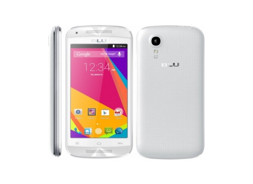 Smartphone Blu Dash Music Jr. D390 2,0 MP 2 Chips Android 4.2 (Jelly Bean Plus) Wi-Fi