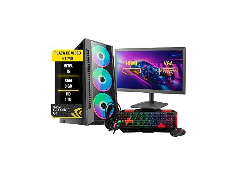 Pc Gamer Completo Maximus I5 GT 730 4GB 8GB Hd 1Tb Wi-fi