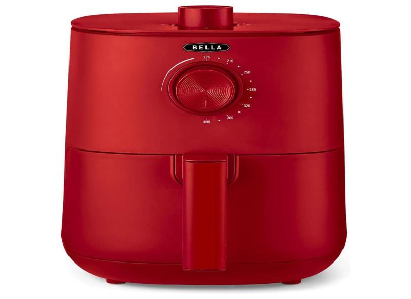 Fritadeira Eletrica Airfryer 2.9L De Capacidade E Desligamento Automatico, 110V, Bella 17274, Vermelho