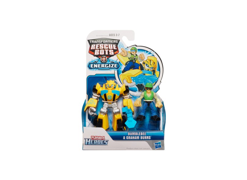 Boneco Transformers Bumblebee e Graham Burns - Mattel