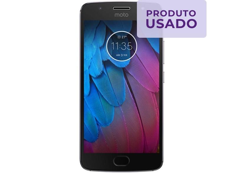 Smartphone Motorola Moto G G5S Usado 32GB 16.0 MP 2 Chips Android 7.1 (Nougat) 4G Wi-Fi