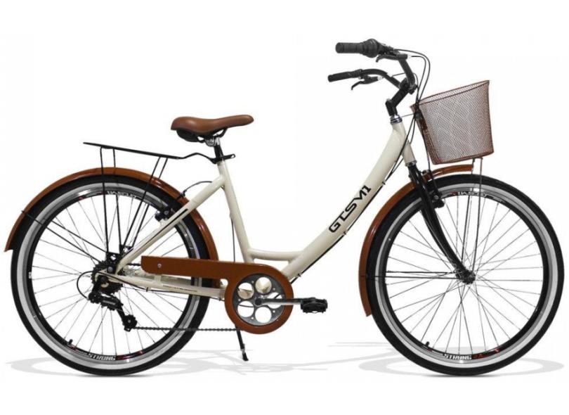 Bicicleta GTA Bike 7 Marchas Aro 26 V-Brake KS Retrô