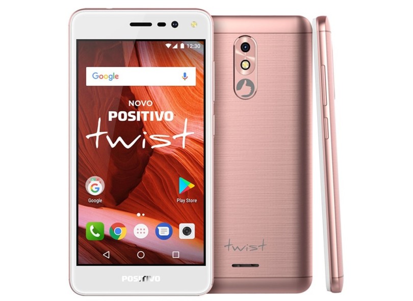 Smartphone Positivo Twist 16GB S511 8.0 MP 2 Chips Android 7.0 (Nougat) 3G Wi-Fi
