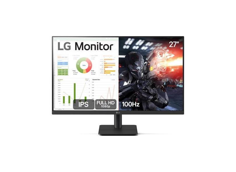 Monitor LG 27 Pc Gamer Led Full Hd 100hz 27ms500-b Ips Hdmi 27MS500-B
