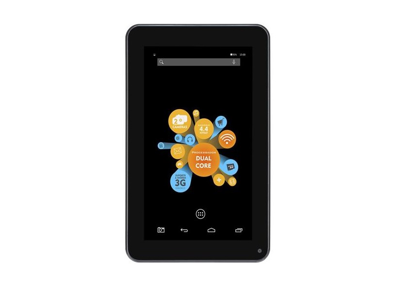 Tablet DL Eletrônicos 8.0 GB LCD 7 " Android 4.4 (Kit Kat) i-Style Plus