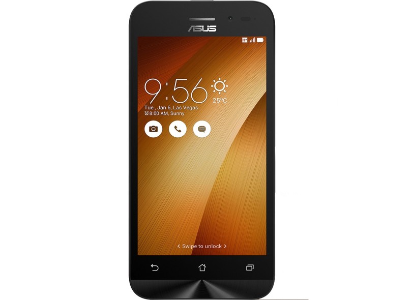 Smartphone Asus ZenFone Go ZB452KG 2 Chips 8GB Android 5.1 (Lollipop) 3G Wi-Fi