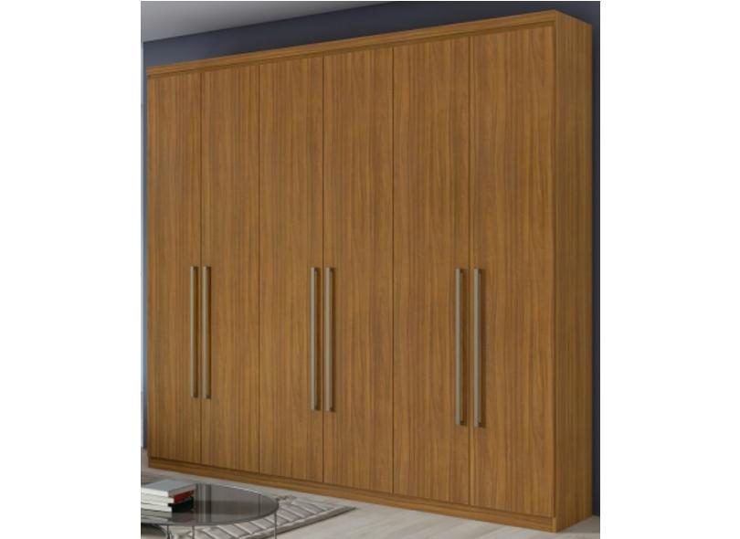 Guarda-Roupa Casal 6 Portas 4 Gavetas Alonzo New Lopas