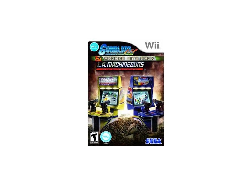 Jogo Gunblade NY & LA Machineguns Arcade Hits Pack Sega Wii