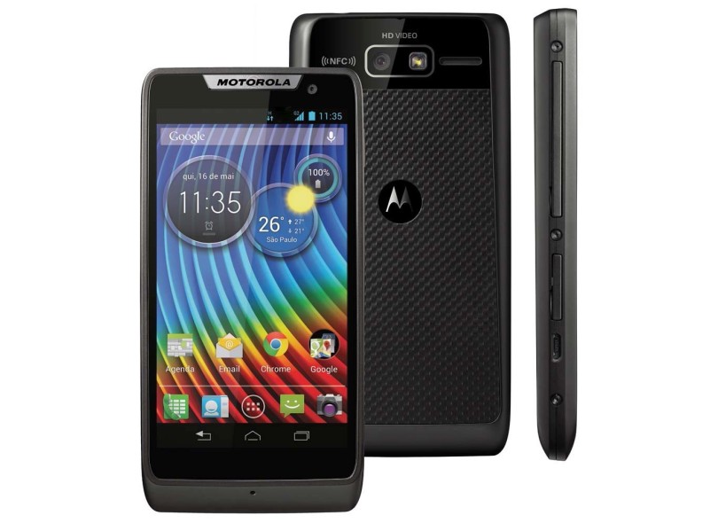 Smartphone Motorola Razr D3 XT919 Câmera 8,0 MP 4GB Android 4.1 (Jelly Bean) Wi-Fi 3G
