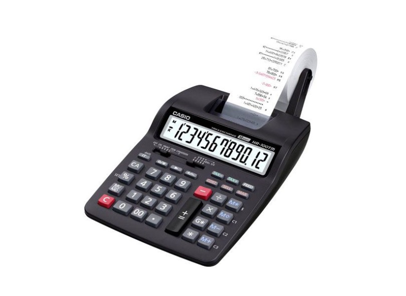 Calculadora de Mesa com Bobina Casio HR100TM