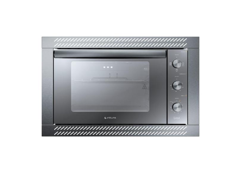 Forno De Embutir Elétrico Espelhado 44L Com Grill E Timer Atlas U Top Style 127V