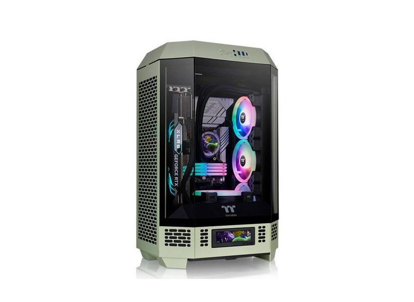 Gabinete The Tower 300 MATCHA GREEN Tt - CA-1Y4-00SEWN-00 - THERMALTAK