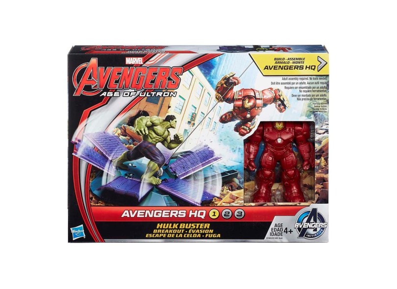 Boneco Avengers Age of Ultron Hulk Buster Cenário B1663/B1402 - Hasbro