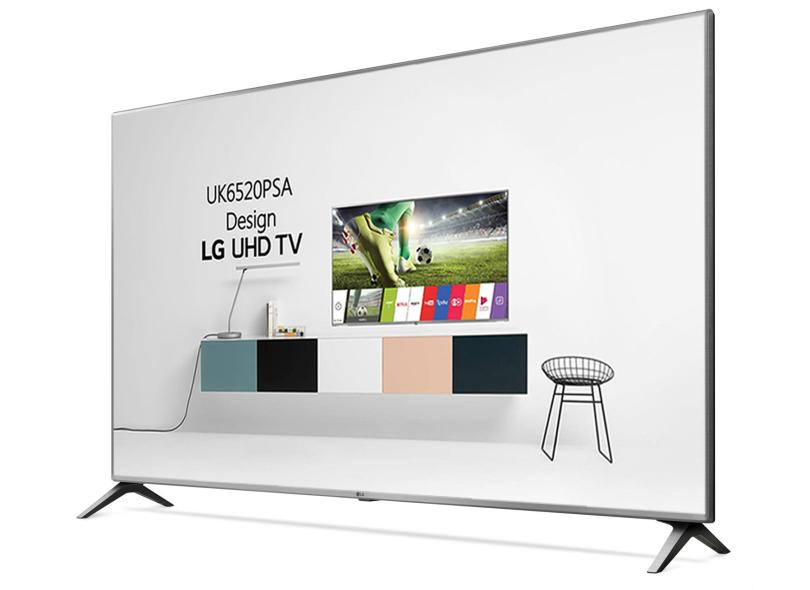 Smart TV TV LED 75 " LG ThinQ AI 4K Netflix 75UK6520PSA 4 HDMI