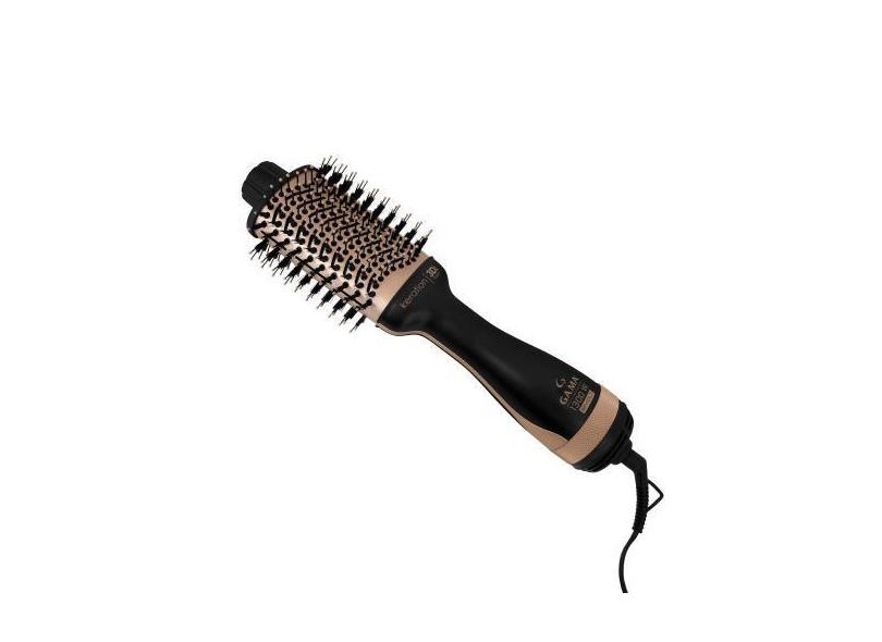 Escova Secadora GA.MA ITALY Stylish Keration Brush 3D 1300W Preto/Cobr