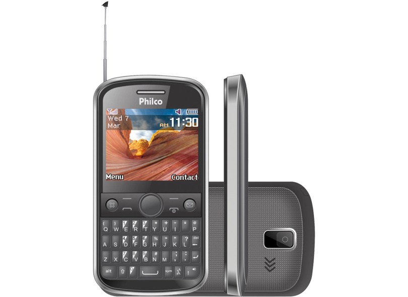 Celular Philco 230 Câmera 1,3 MP 4 Chips Wi-Fi
