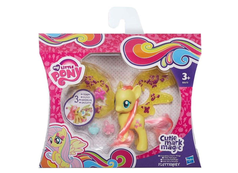Boneca My Little Pony Fluttershy Cutie Mark Magic B0670 Hasbro