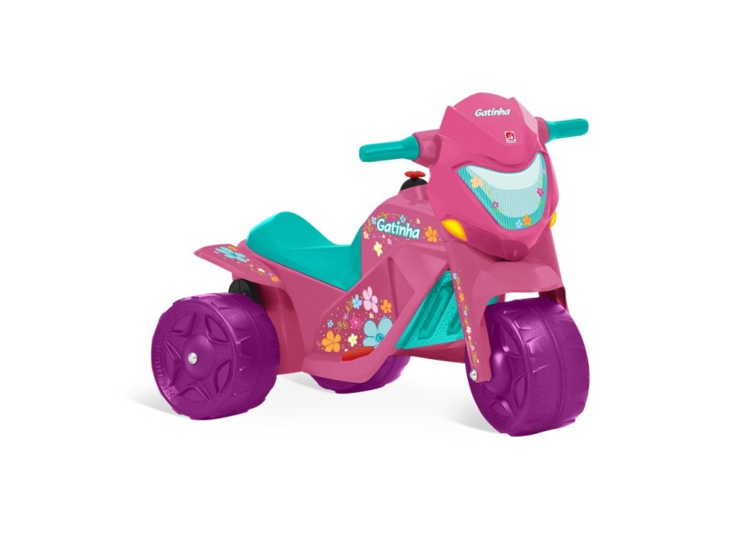 MINI MOTO ELETRICA INFANTIL 6V BRANCO - IMPORTWAY - Ri Happy