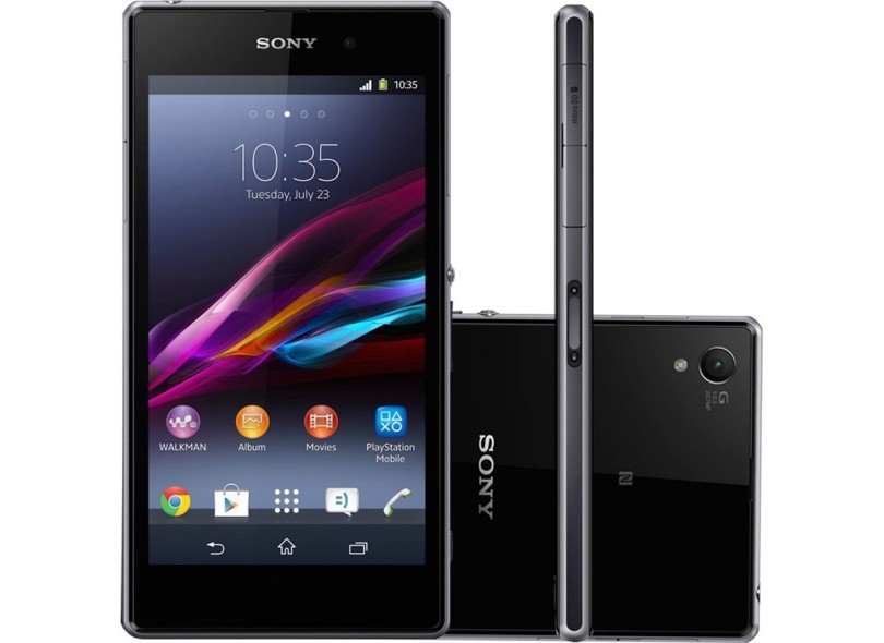 Smartphone Sony Xperia Z1 C6906 Câmera 20,7 MP 16GB Android 4.2 (Jelly Bean Plus) Wi-Fi 3G 4G