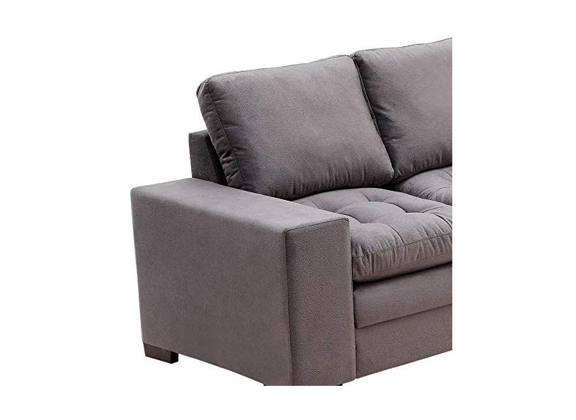 Sofá 3 lugares Suede Camburí Mobly com o Melhor Preço é no Zoom