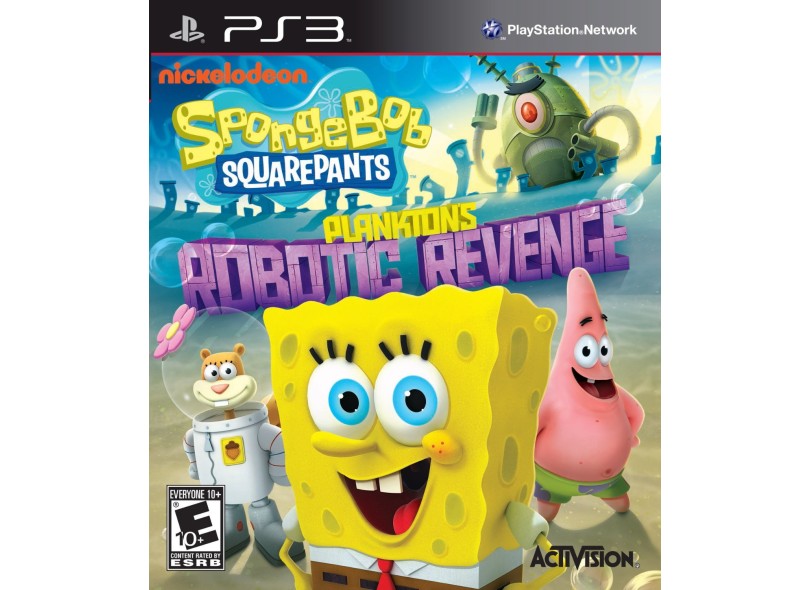 Jogo Bob Esponja: Plankton's Robotic Revenge PlayStation 3 Activision