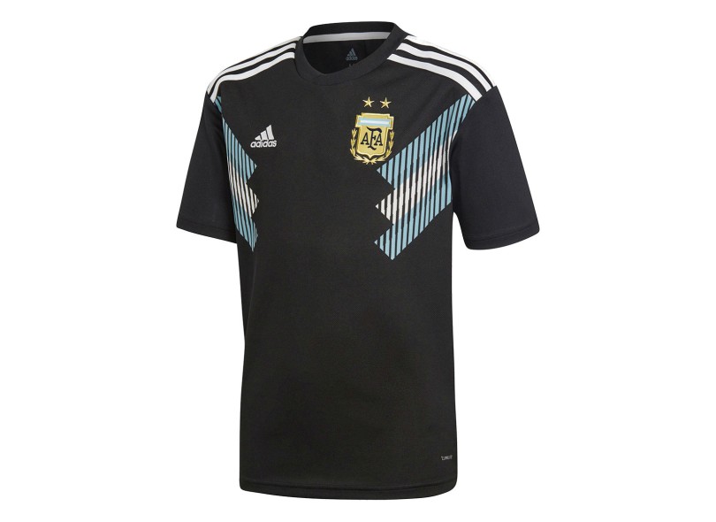 Camisa Torcedor Infantil Argentina II 2018/19 Sem Número Adidas