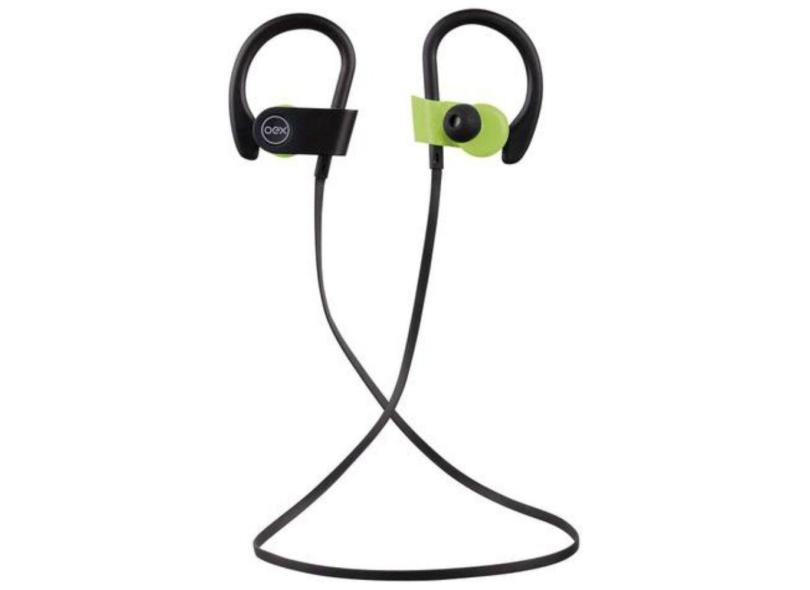 Fone De Ouvido Esportivo Bluetooth Para Corrida - Oex Move Hs303 - Preto E Verde