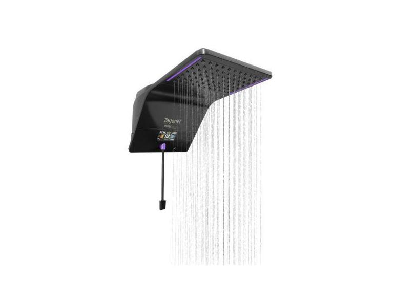 Ducha Eletrônica Ducali com Painel Digital Preta - Zagonel, 220V