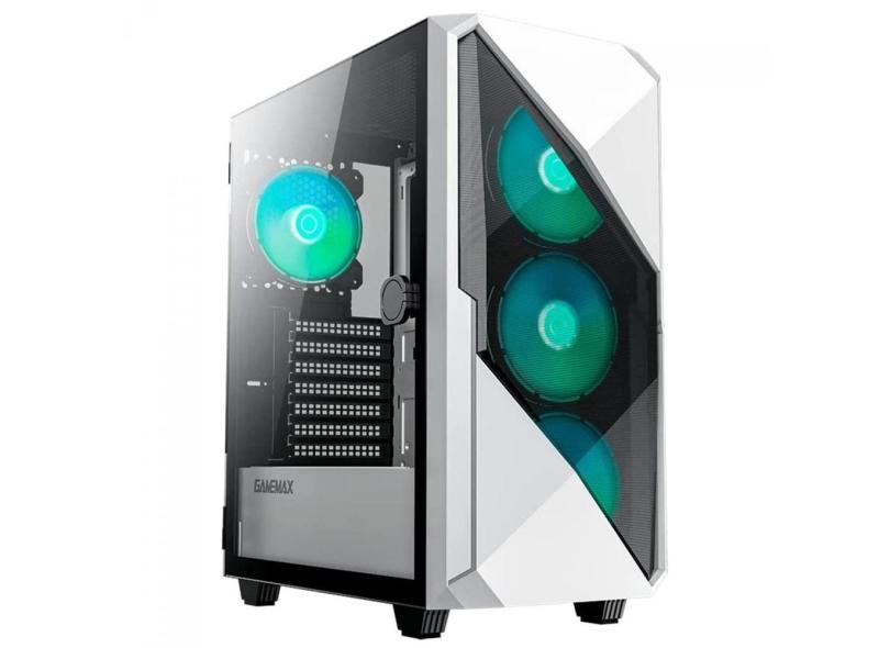 Gabinete Gamer Gamemax Revolt, Mid Tower - Branco em Promoção é no ...