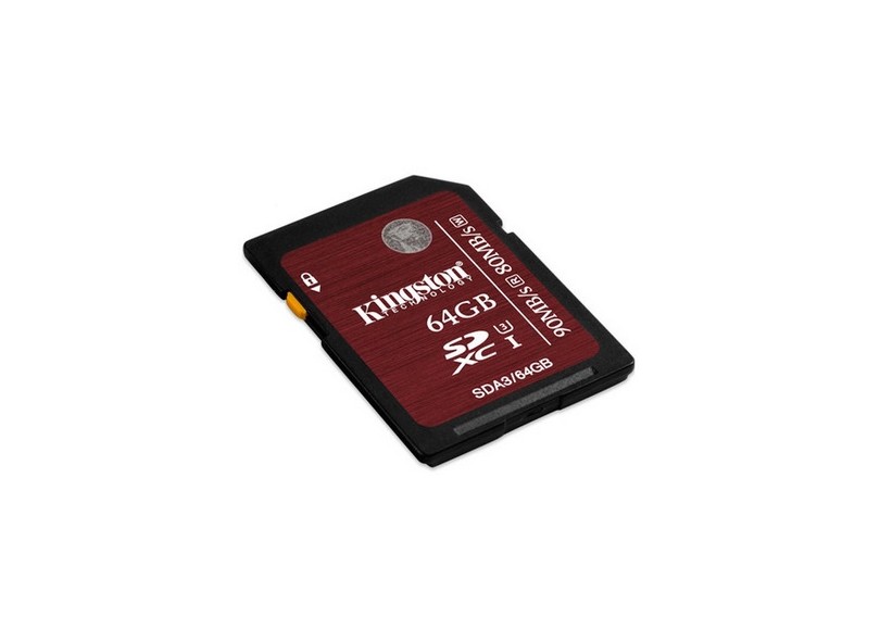 Cartão de Memória SDHC-I Kingston 64 GB SDA3/64