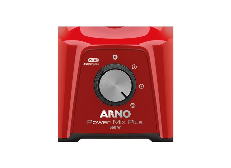 Liquidificador Arno Power Mix Plus 2 l 3 Velocidades 550 W