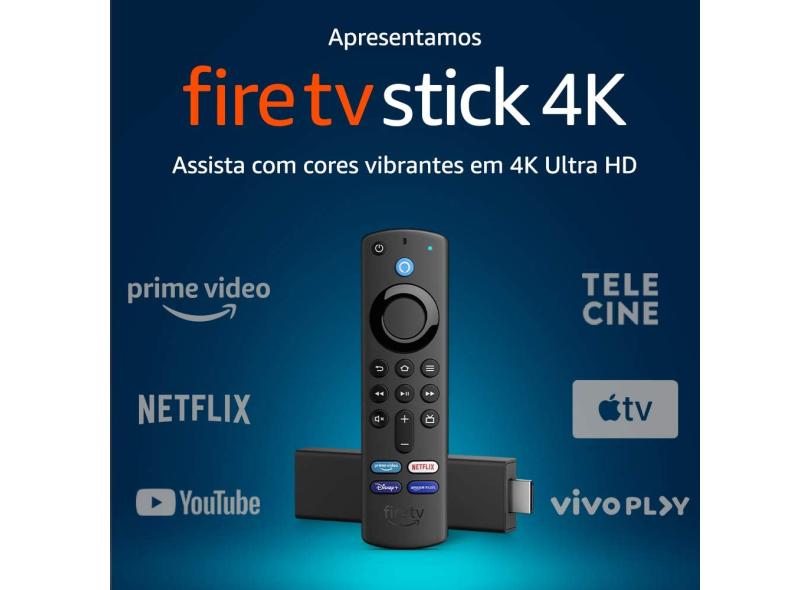 Fire TV Stick Amazon 4K 8 GB 4K HDMI Alexa