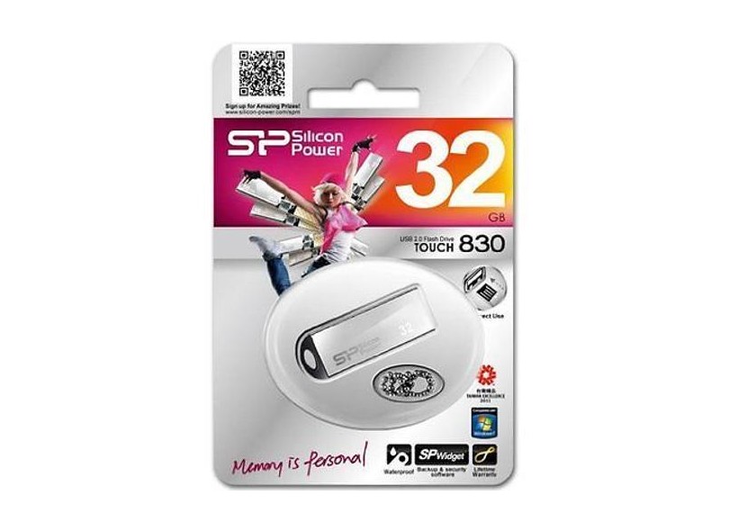 Pen Drive Silicon Power 32 GB USB 2.0 Touch 830