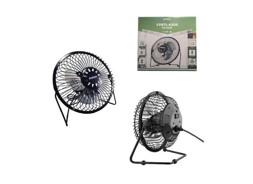Ventilador De Mesa Usb Com 4 Pás Potente E Silencioso - Al12004 - Ds
