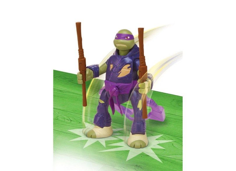 Boneco Tartarugas Ninja Donatello Throw In Battle BR285 - Multikids