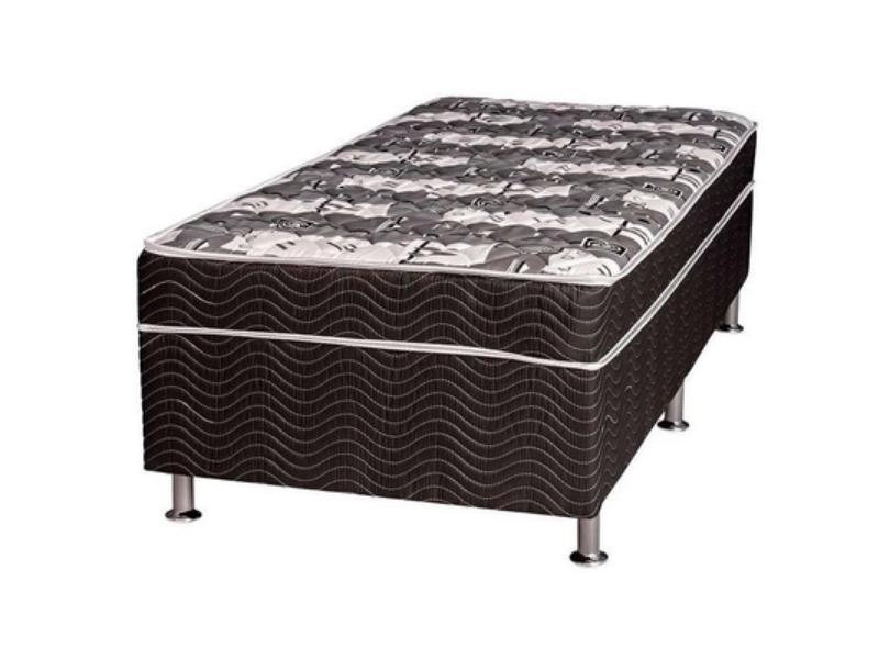 Cama Box Solteiro com Colchão Vitaly Ortobom