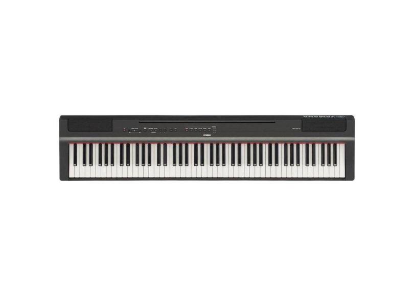 Piano Yamaha Digital P125B P-125 Preto P125 Com Fonte