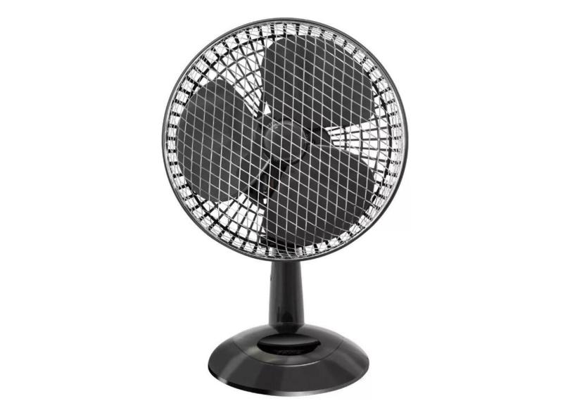 Ventilador de Mesa Inclinável Regulável Personal Fan Preto 110v