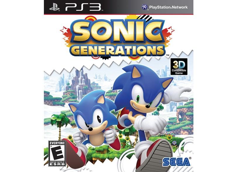 Jogo Sonic Generations PlayStation 3 Sega