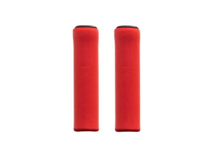 Manopla para Bicicleta Mountain Bike Ciclismo Punho Leve Light Grip Silicone Vermelho Tsw