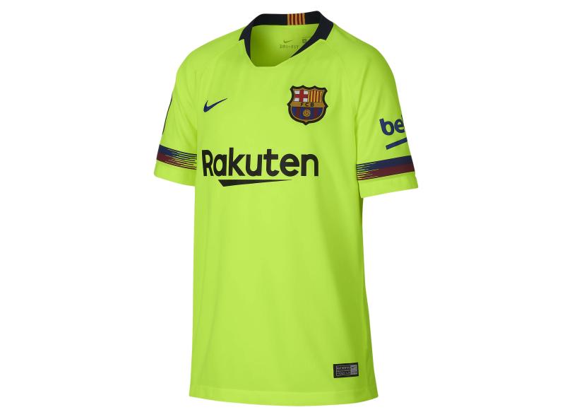 Camisa Torcedor Infantil Barcelona II 2018/19 Nike