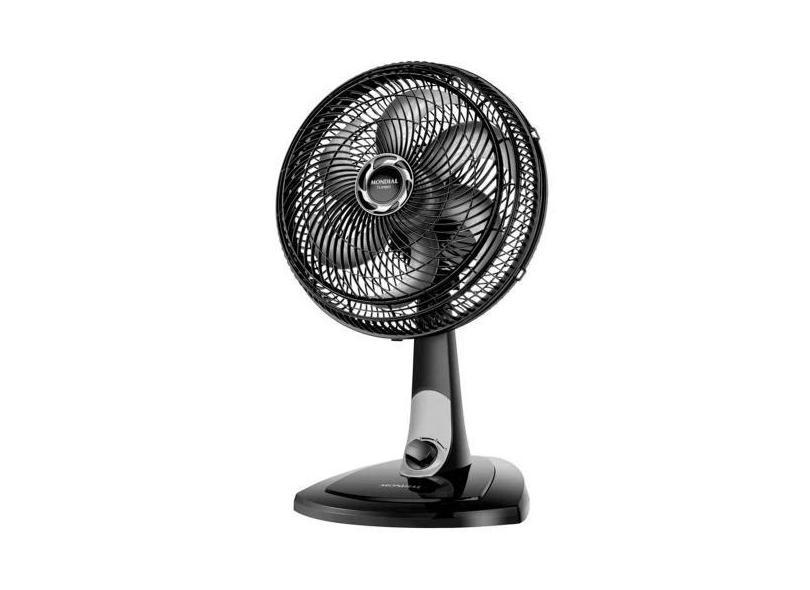 Ventilador De Mesa Mondial Turbo, 30 Cm, Preto