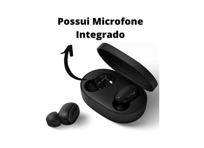 Fone Intra Auricular Bluetooth Preto Para Samsung S20 Fe - Mdm