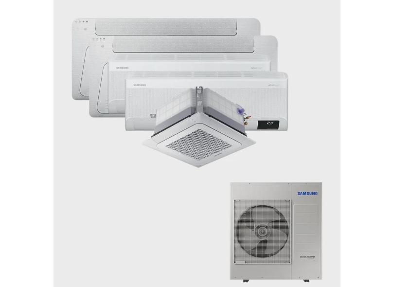 Ar Condicionado Multi Split Inverter Samsung fjm 34.000 btus q/f 220V + 1x Cassete 1 Via Wind Free 9.000 btus + 1x Cassete 1 Via Wind Free 12.000 btus + 2x High Wall WindFree 9.000 btus + 1x WindFree Mini